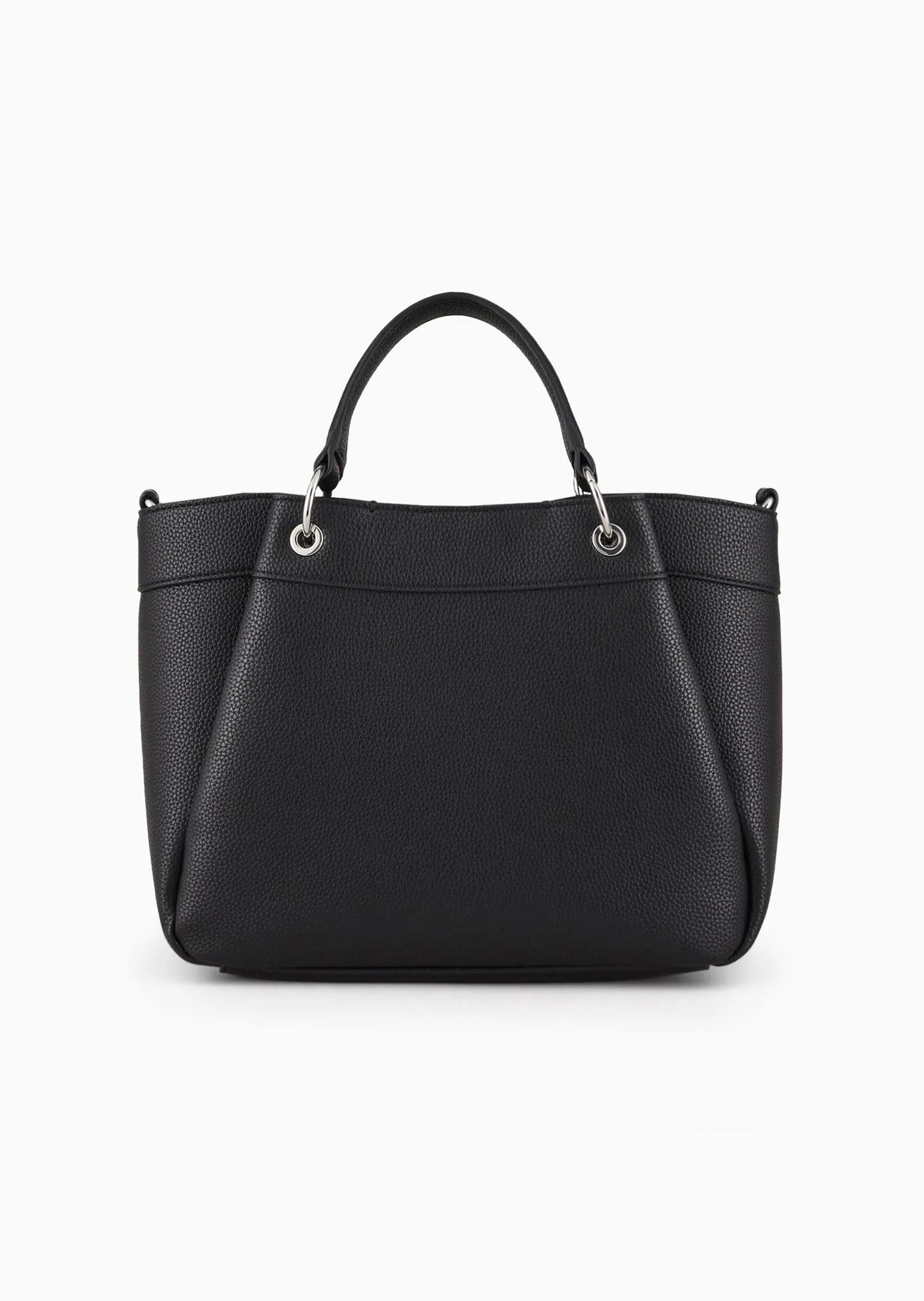 Borsa shopper sagomata media con doppi manici