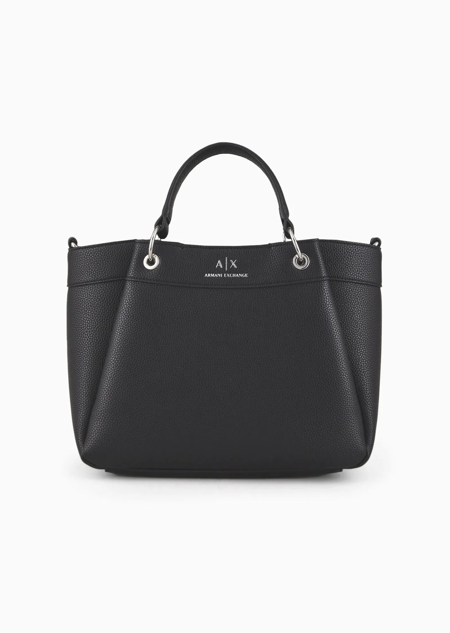 Borsa shopper sagomata media con doppi manici