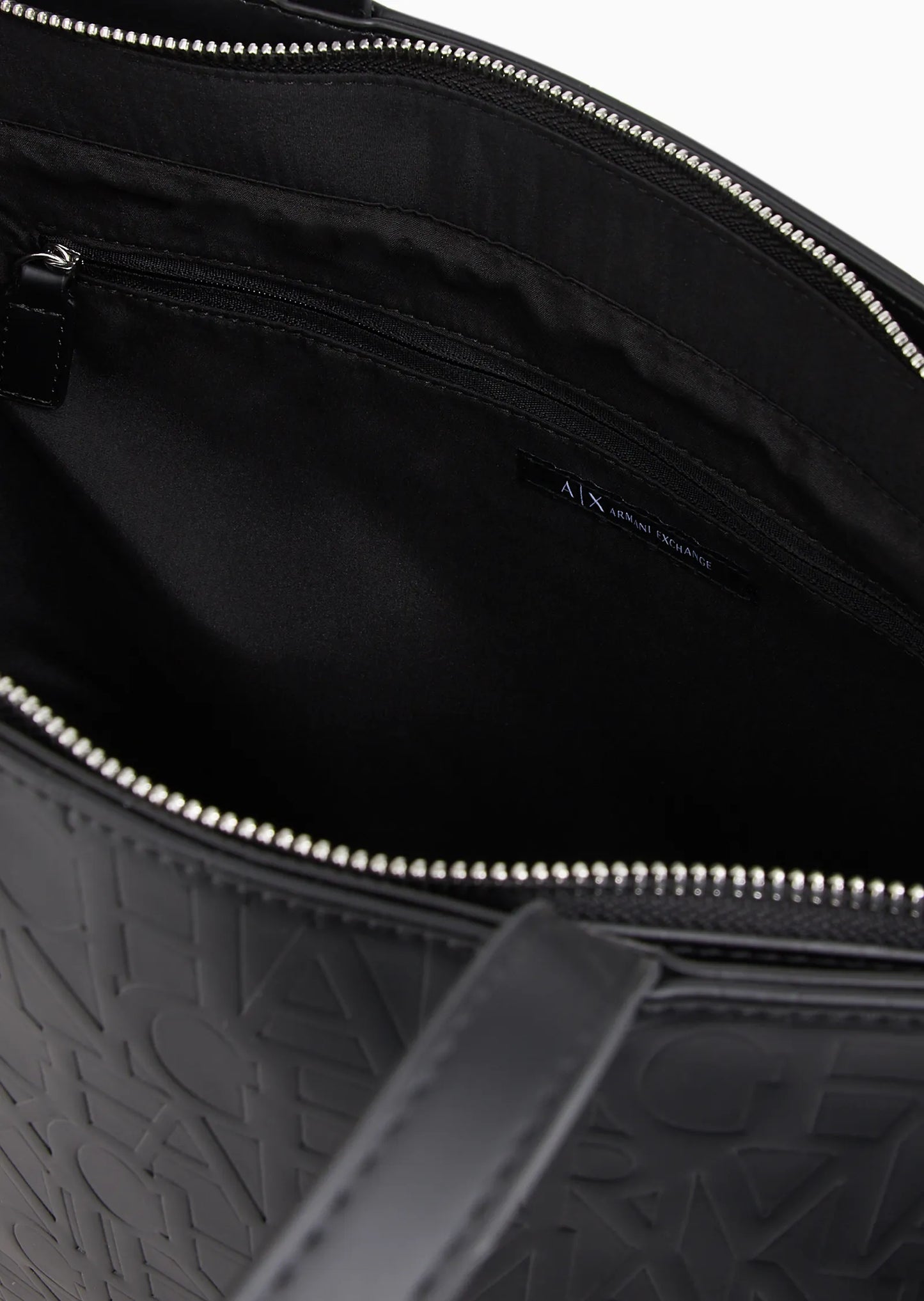 Shopper con logo all-over impresso