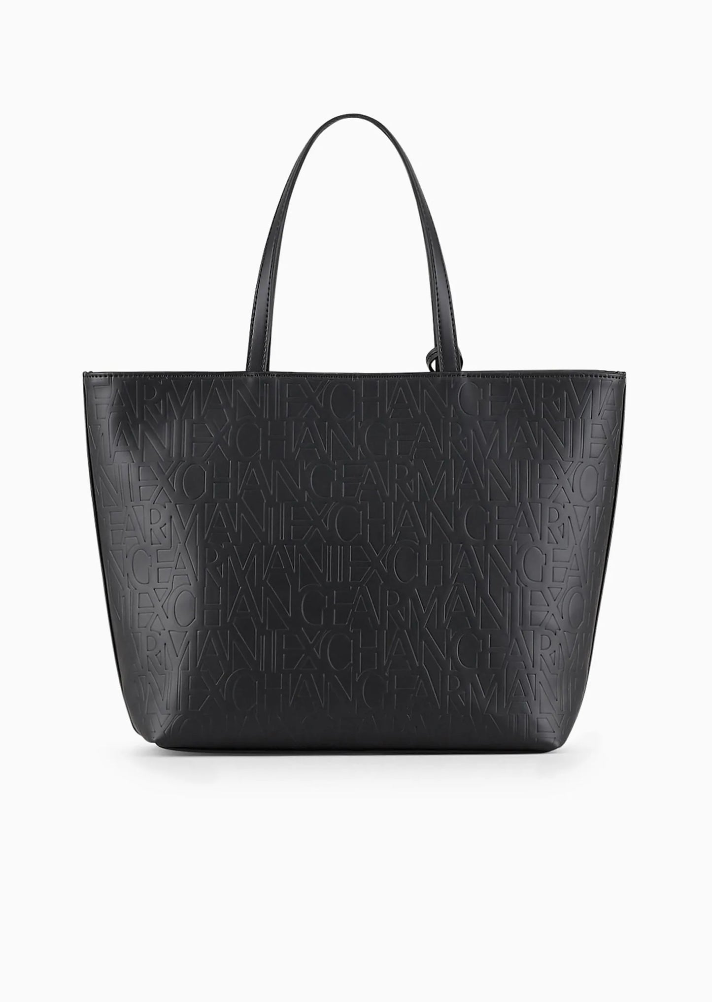 Shopper con logo all-over impresso
