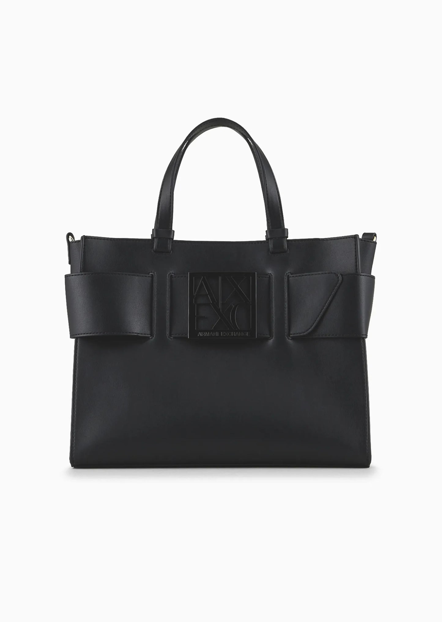 Tote bag grande con doppi manici e tracolla