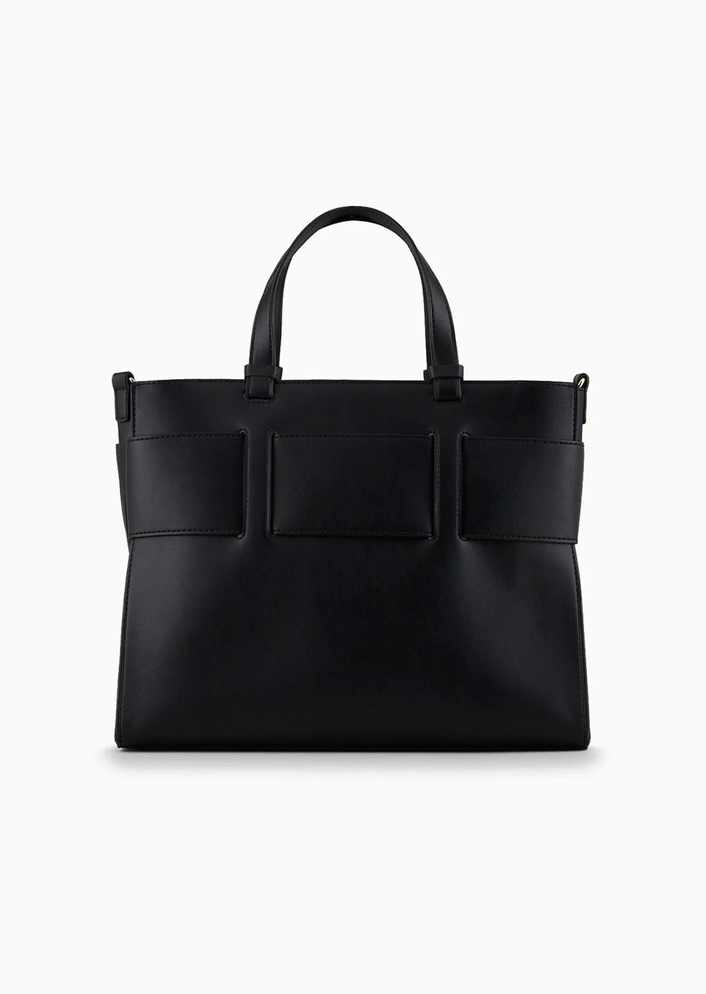 Tote bag grande con doppi manici e tracolla
