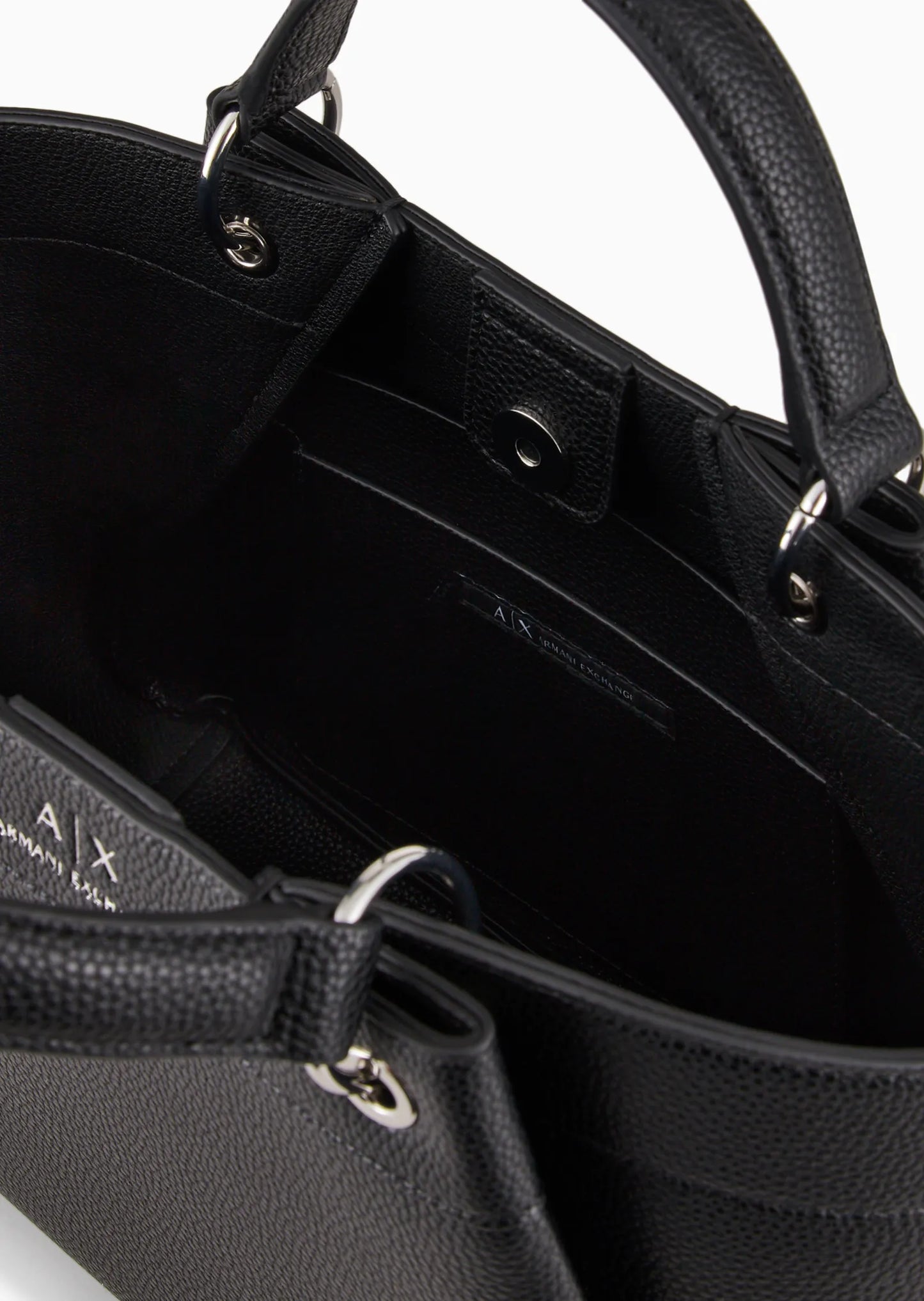 Borsa shopper sagomata media con doppi manici
