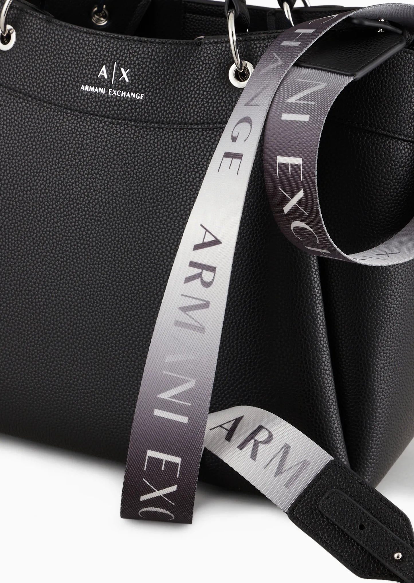 Borsa shopper sagomata grande con doppi manici