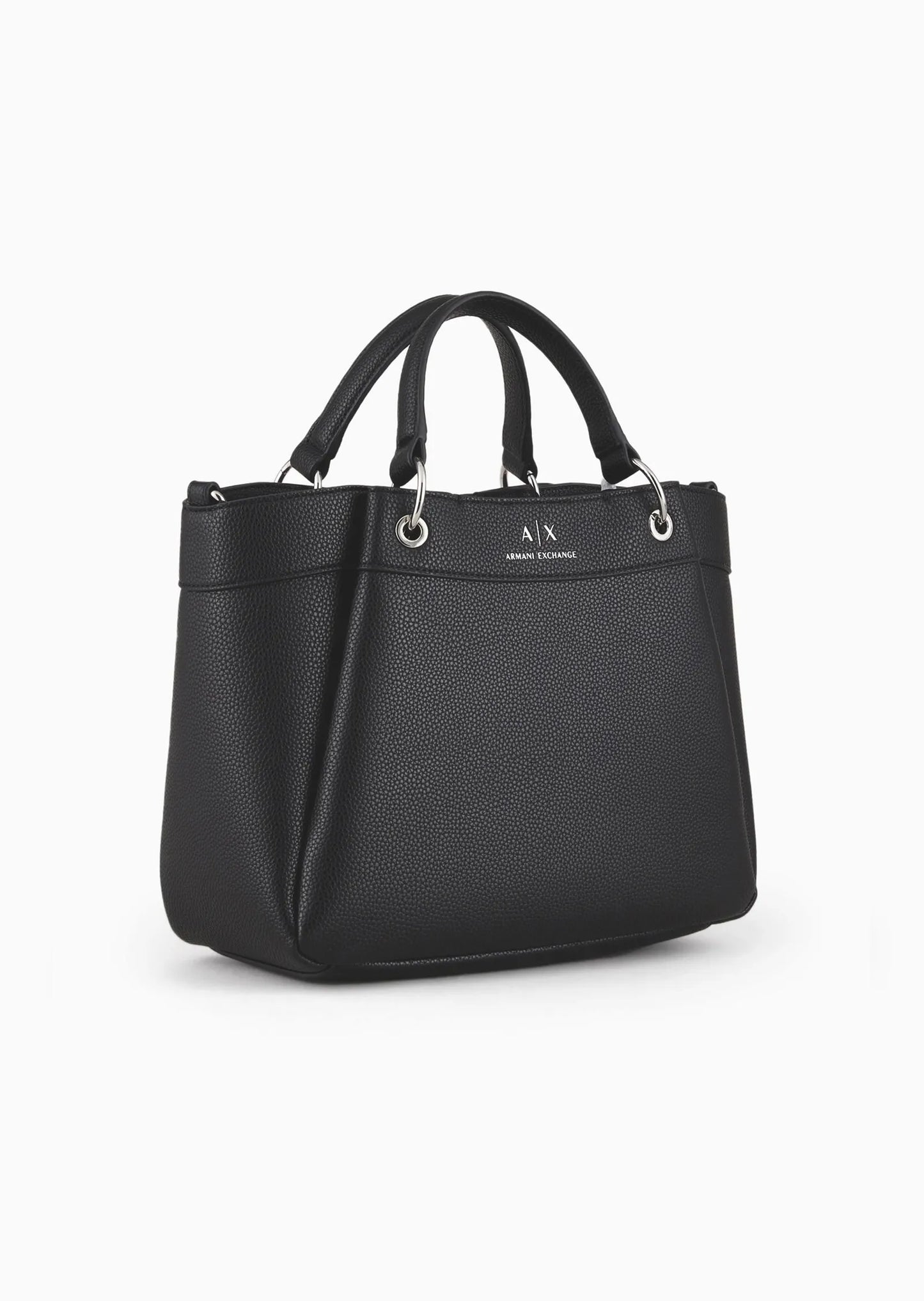 Borsa shopper sagomata media con doppi manici