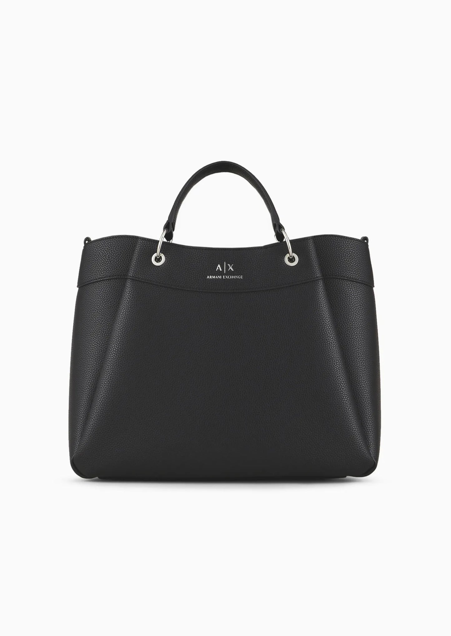 Borsa shopper sagomata grande con doppi manici