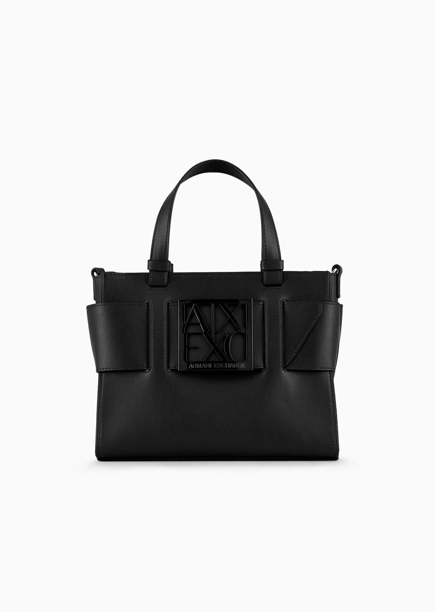 Tote bag media con doppi manici e tracolla