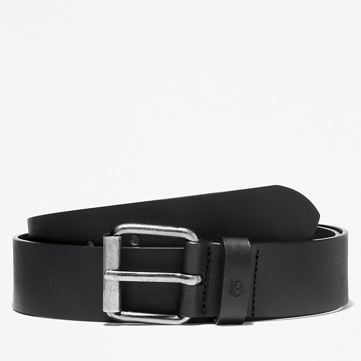 CINTURA IN PELLE DA UOMO IN COLORE NERO