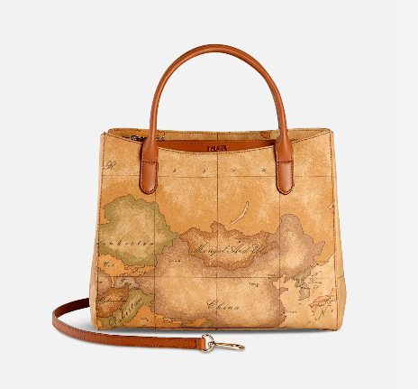Art.CE003 6000 Geo Classic Borsa piccola a mano con tracolla Alviero Martini