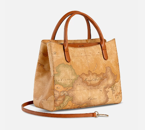 Art.CE003 6000 Geo Classic Borsa piccola a mano con tracolla Alviero Martini