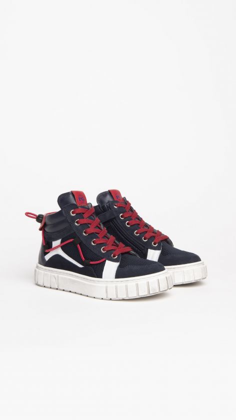 Art. I134151M/207 Sneakers Teens da Ragazzo in Pelle e Camoscio