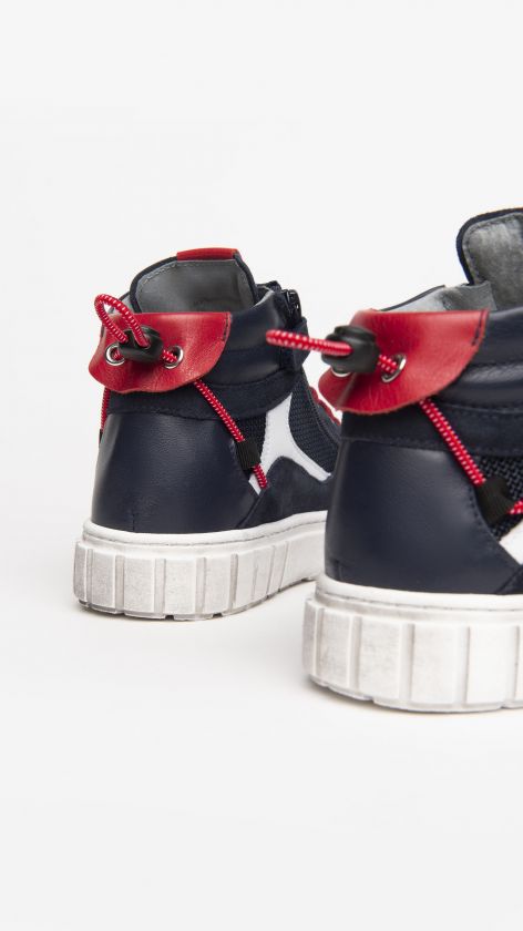 Art. I134151M/207 Sneakers Teens da Ragazzo in Pelle e Camoscio