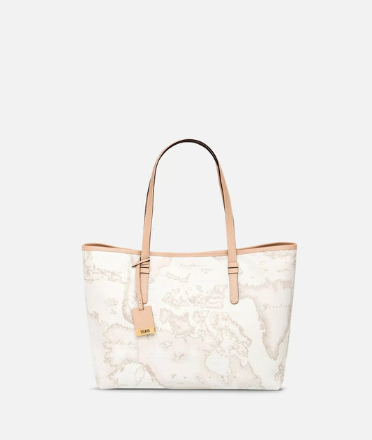 Art.C D005 6188 Geo White Borsa shopping grande