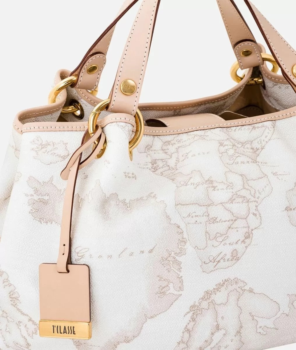 Art.C N148 6000 Geo White Borsa media a mano