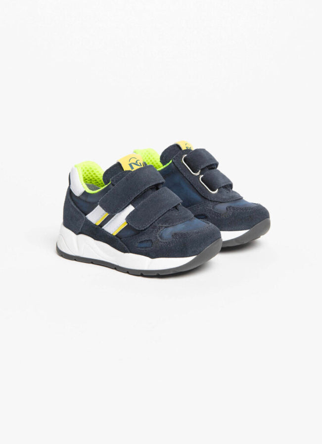 Art.I023910M/207 Sneakers Baby da Bimbo in Pelle e Camoscio