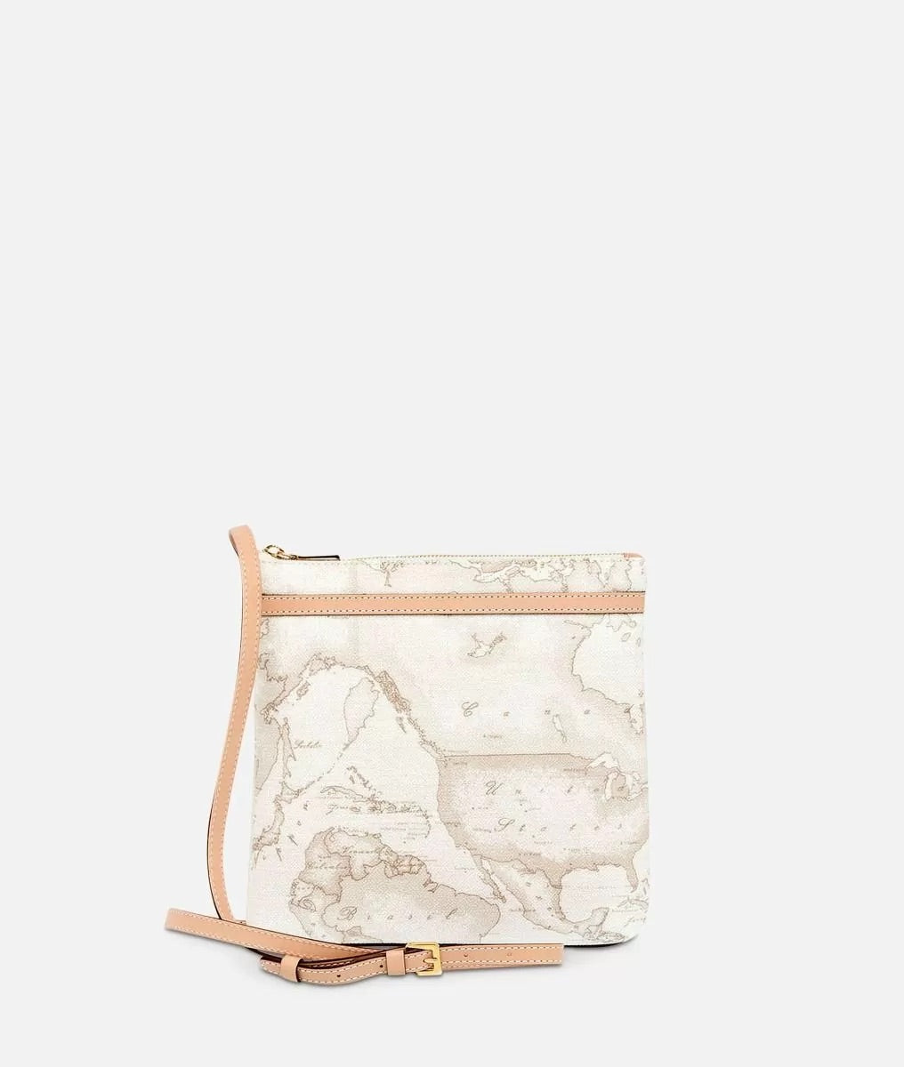 Art.C N140 6188 Geo White Bandoliera grande Alviero Martini