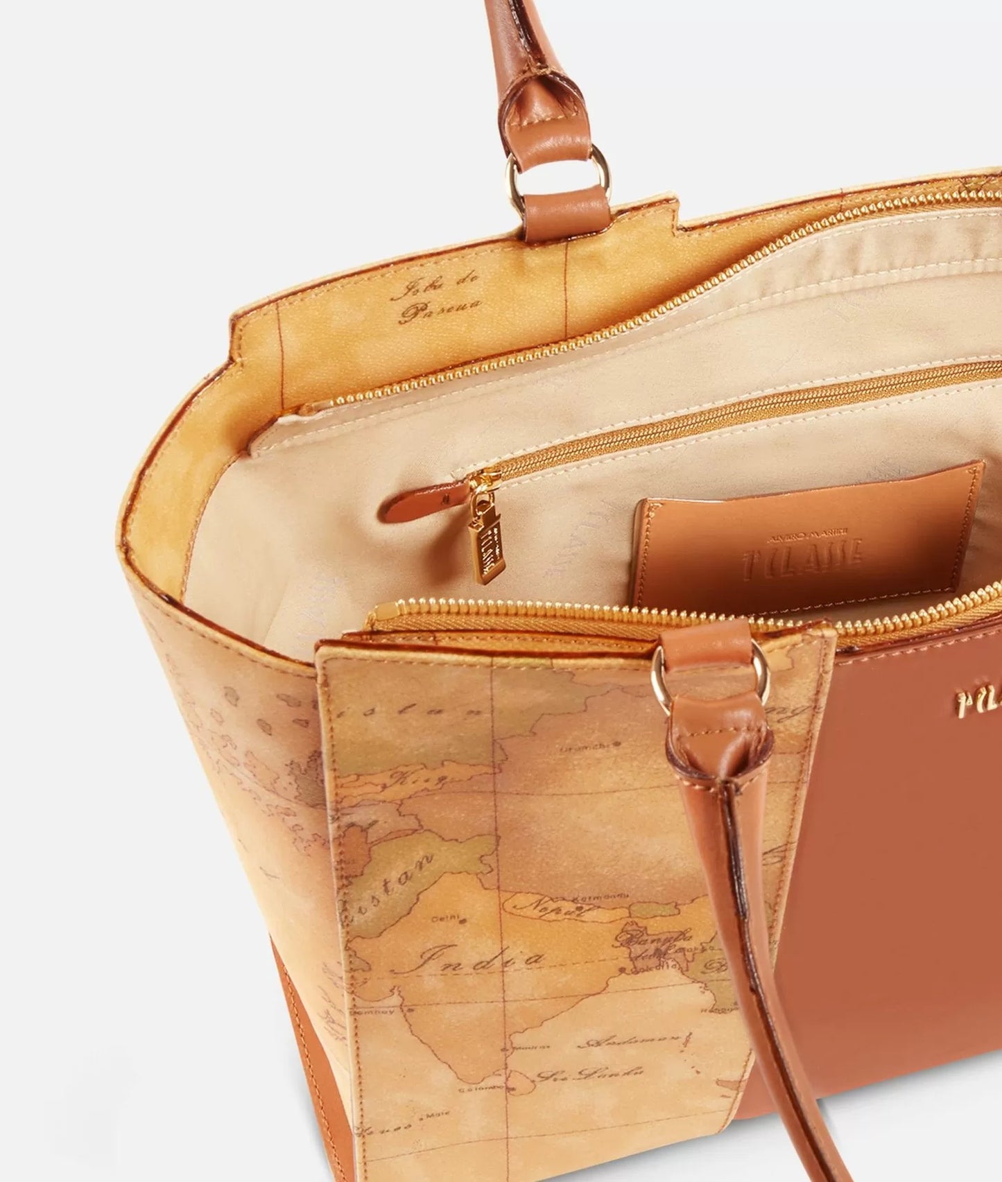 Art.C E027 6000 Geo Classic Borsa shopping con banda centrale